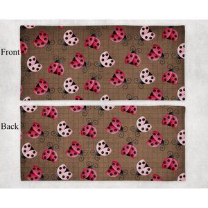 Women's Brown Red Lady Bug Design Handmade Fitness Yoga Sporty Headband